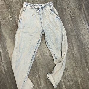 Light Wash Joggers